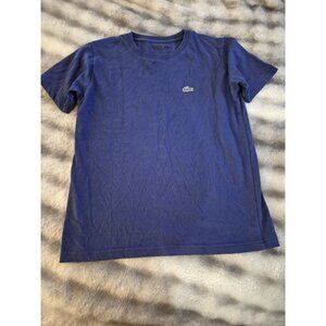 Boys Lacoste Sport Size 12 Blue T-Shirt